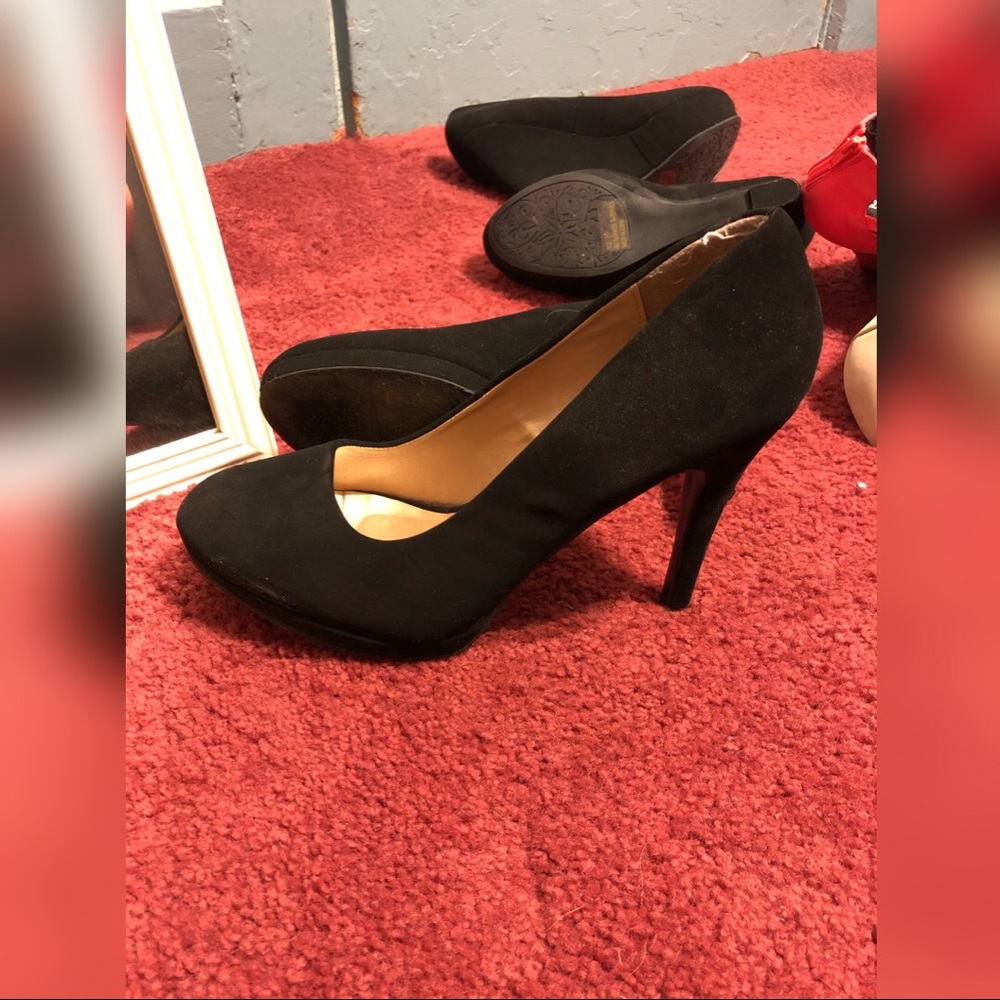 black heels